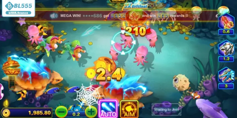 Không gian đại dương đồ họa 3D tuyệt mỹ