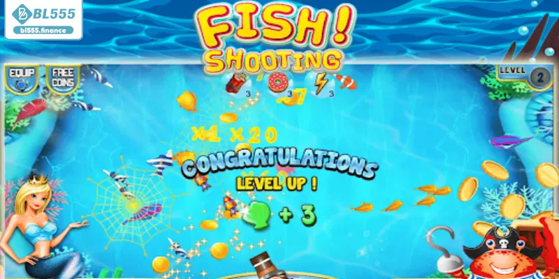 Thế giới đại dương rực rỡ trong bắn cá H5